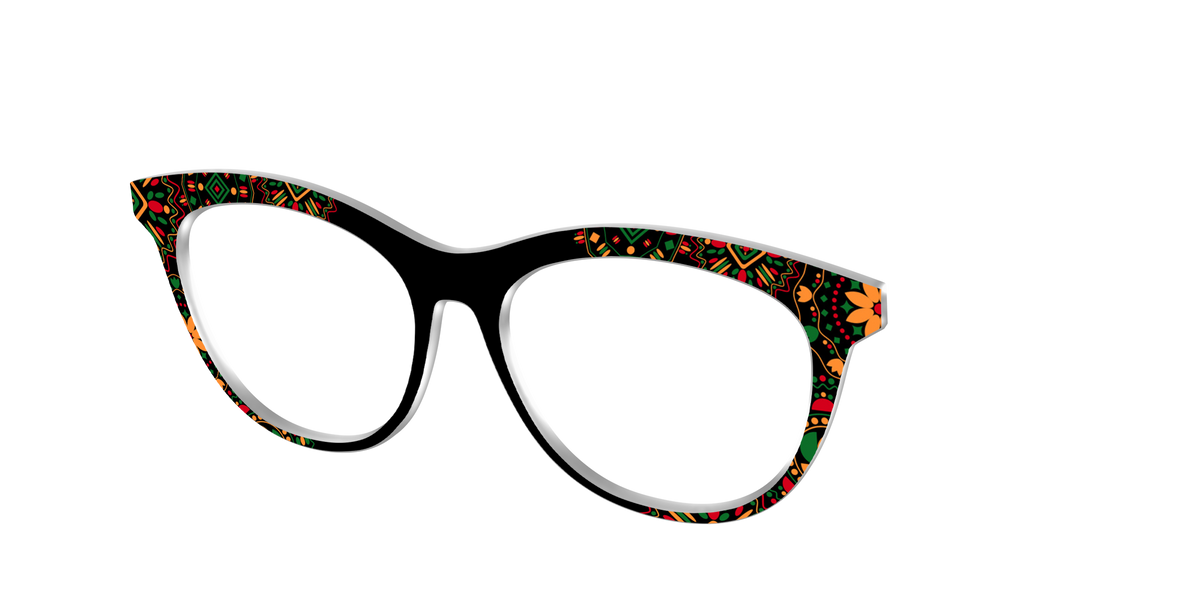 The Kwanzaa Medallion - Angle Top Image - Pair Eyewear