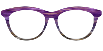 The Lilac Gradient Horn - Front Top Thumbnail - Pair Eyewear