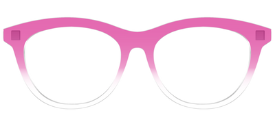 The Magenta Gradient Crystal - Front Top Thumbnail - Pair Eyewear
