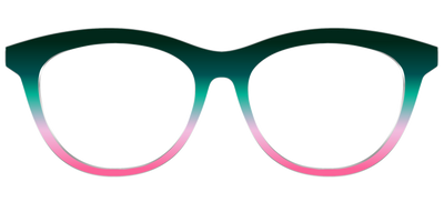 The Malachite to Peony Gradient - Front Top Thumbnail - Pair Eyewear