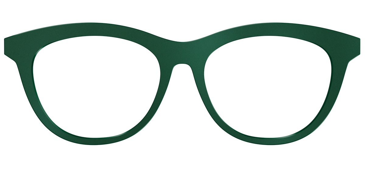 The Matte Spruce - Front Top Image - Pair Eyewear