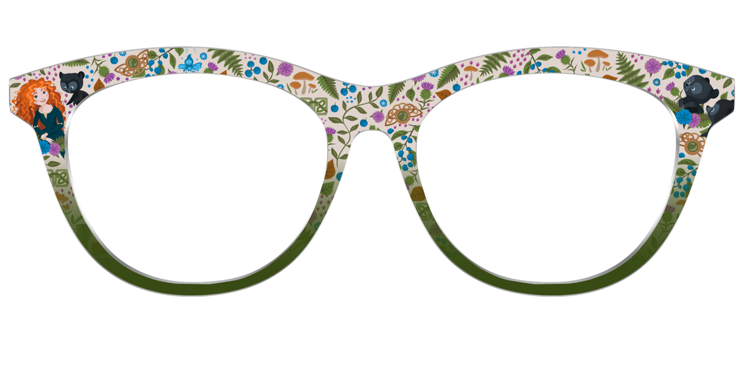 Merida's Brave and Bold Floral - Front Top Image - Pair Eyewear