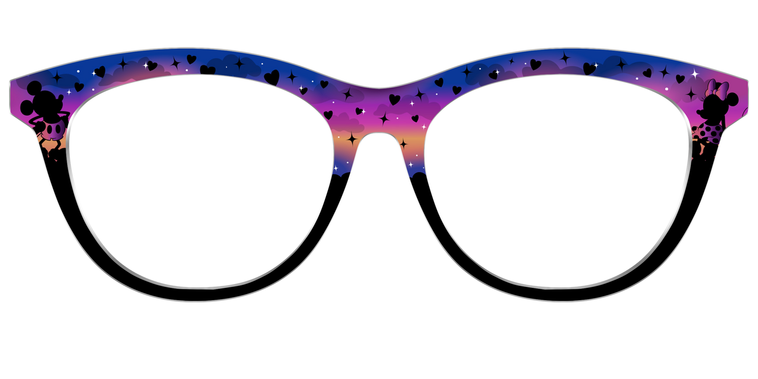 The Mickey & Minnie Shadow Play - Front Top Image - Pair Eyewear