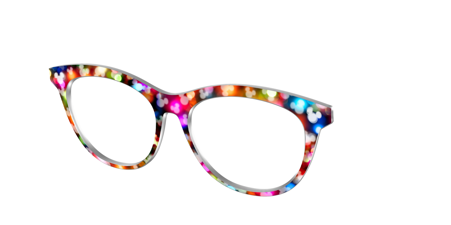 The Mickey Bokeh - Angle Top Image - Pair Eyewear