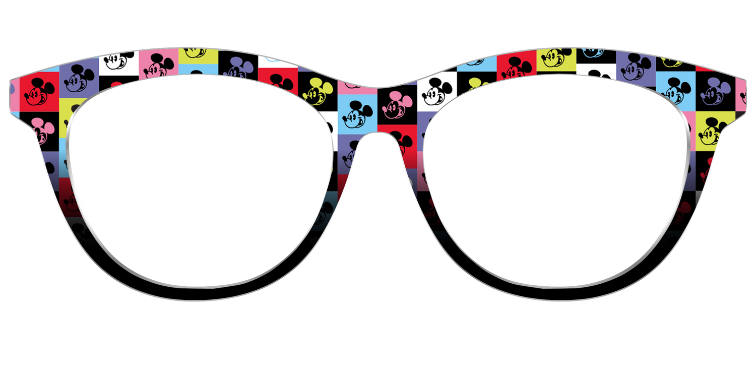 The Mickey Check - Front Top Image - Pair Eyewear