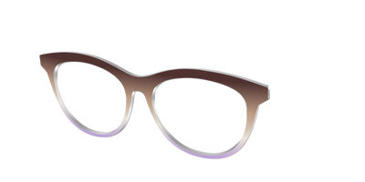 The Mocha to Light Lavender Gradient - Angle Top Thumbnail - Pair Eyewear