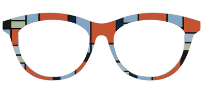Mondrian Composition - Front Top Thumbnail - Pair Eyewear