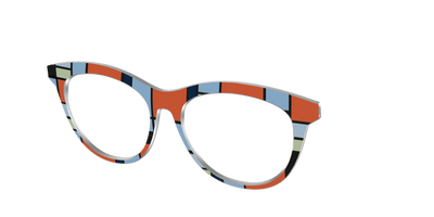 Mondrian Composition - Angle Top Thumbnail - Pair Eyewear