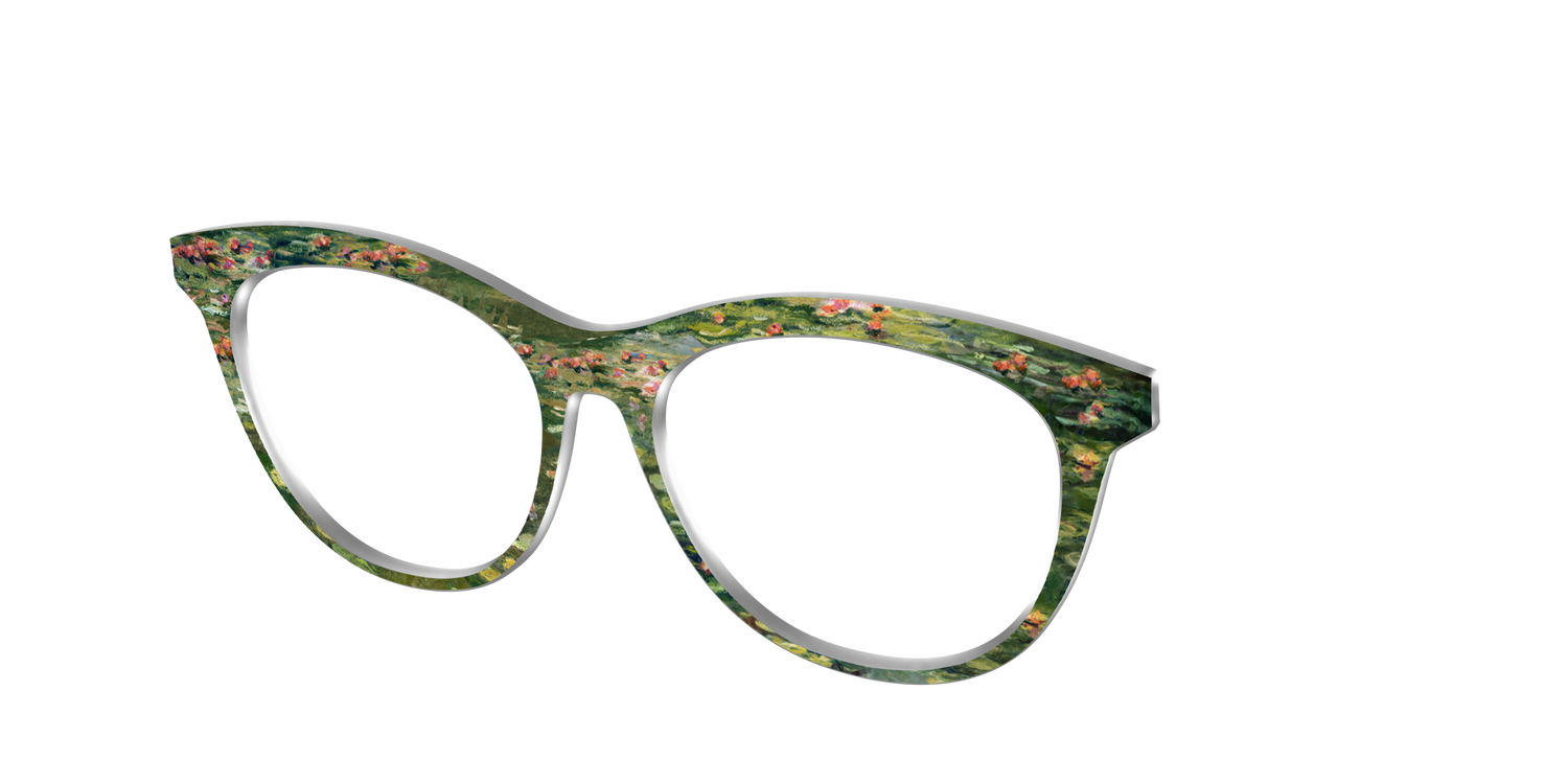 Monet Water Lilies - Angle Top Image - Pair Eyewear
