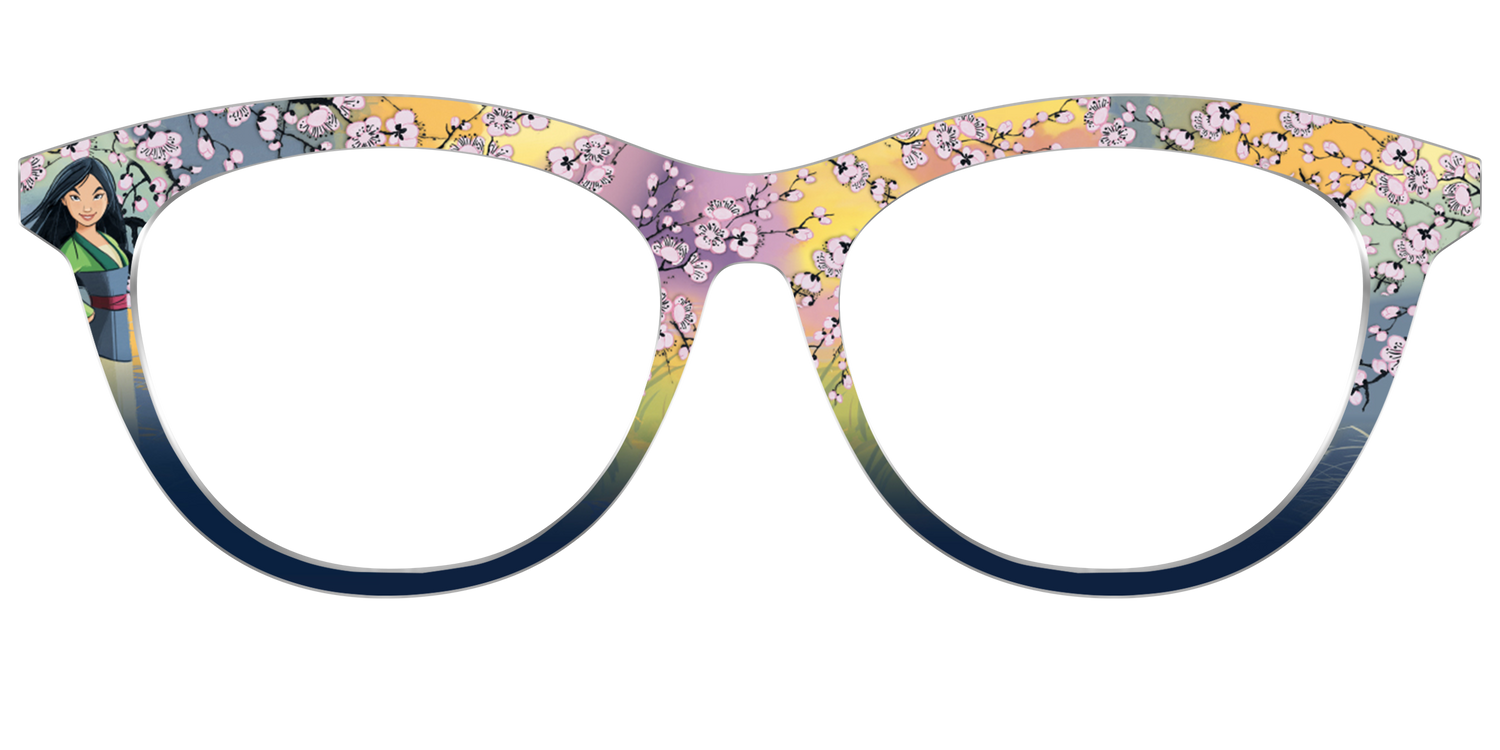 Mulan's Plum Blossoms - Front Top Image - Pair Eyewear