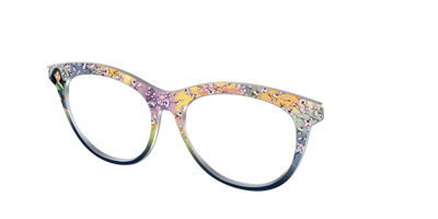 Mulan's Plum Blossoms - Angle Top Thumbnail - Pair Eyewear