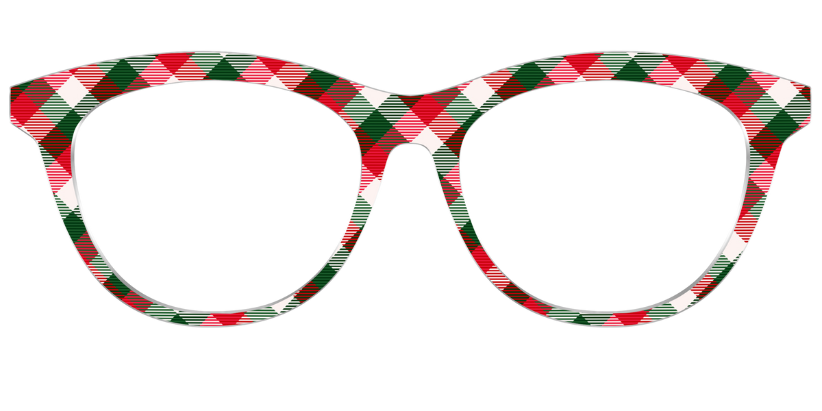 The Nice List Plaid - Front Top Image - Pair Eyewear