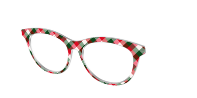 The Nice List Plaid - Angle Top Thumbnail - Pair Eyewear