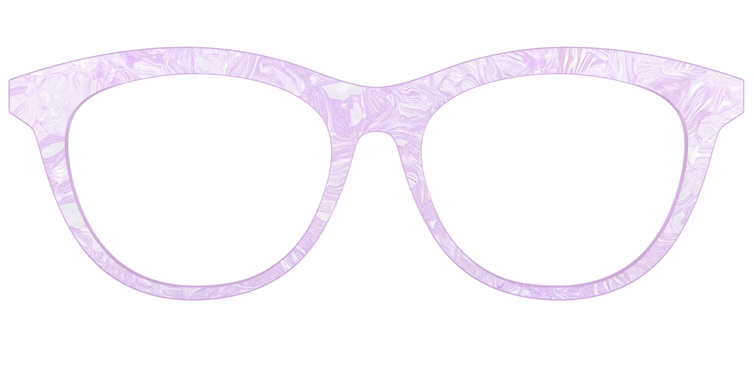 The Pale Iris Pearl Marble - Front Top Image - Pair Eyewear