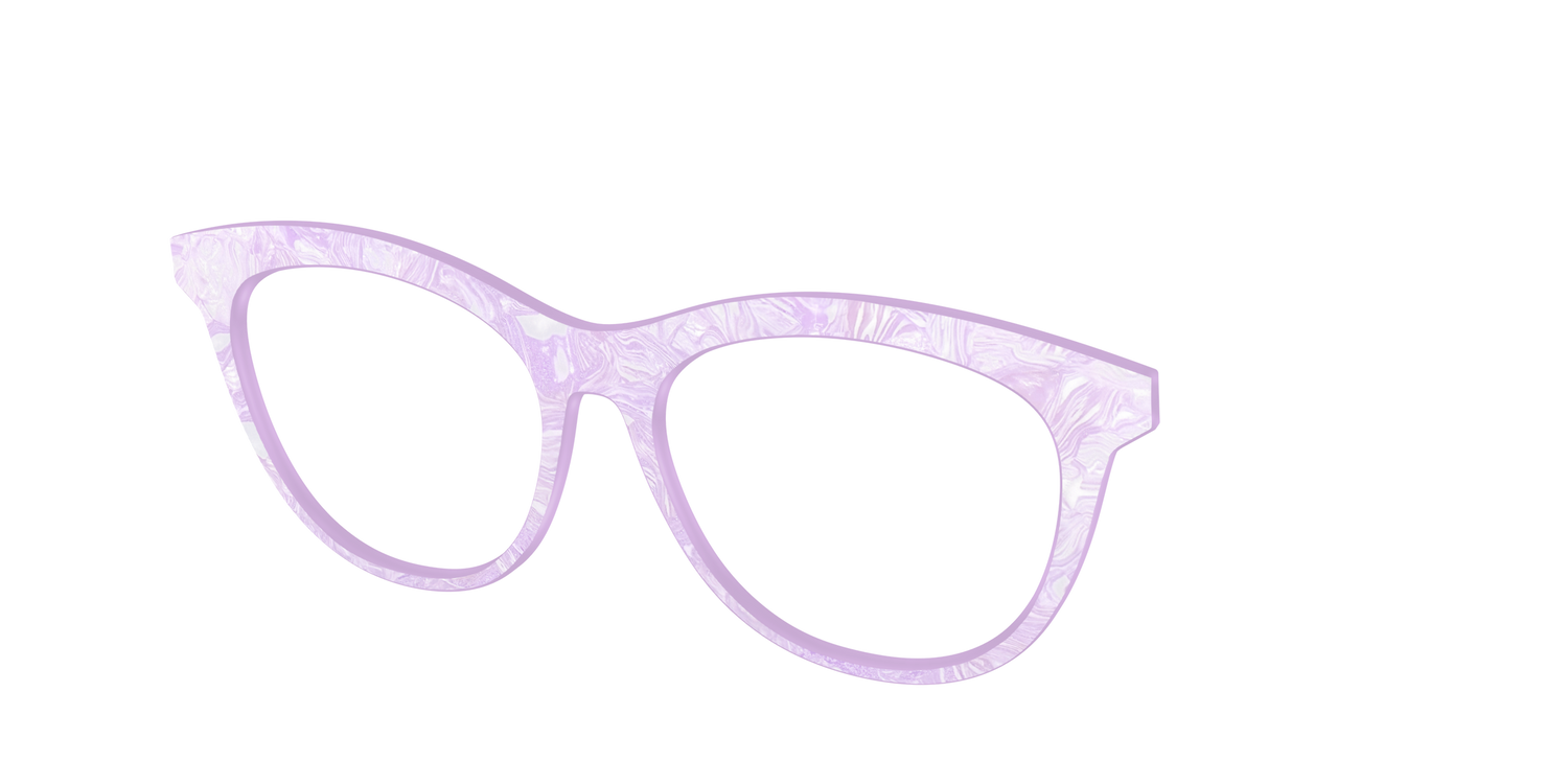 The Pale Iris Pearl Marble - Angle Top Image - Pair Eyewear