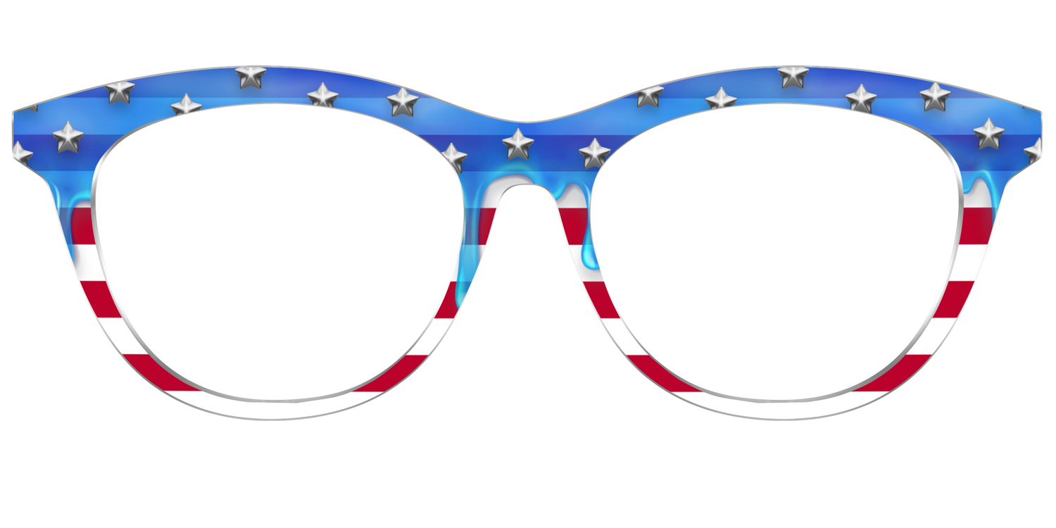 The Patriotic Slime - Front Top Image - Pair Eyewear