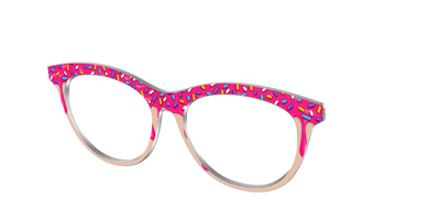 The Pink Pastry - Angle Top Thumbnail - Pair Eyewear