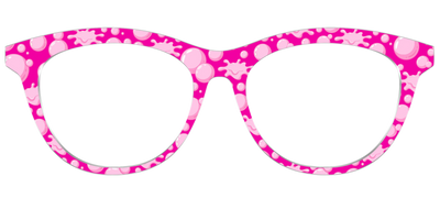 The Pink Pop Bubbles - Front Top Thumbnail - Pair Eyewear