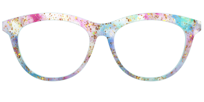 The Pixie Bokeh with Gold Flakes - Front Top Thumbnail - Pair Eyewear
