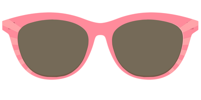 The Polarized Fruit Punch Sunburst Sun Top - Front Top Thumbnail - Pair Eyewear