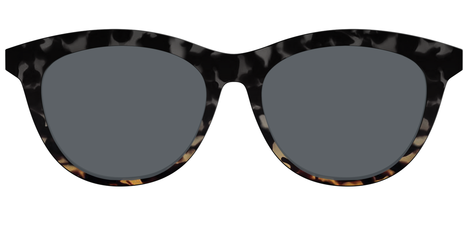 The Polarized Shadow Tortoise Sun Top - Front Top Image - Pair Eyewear