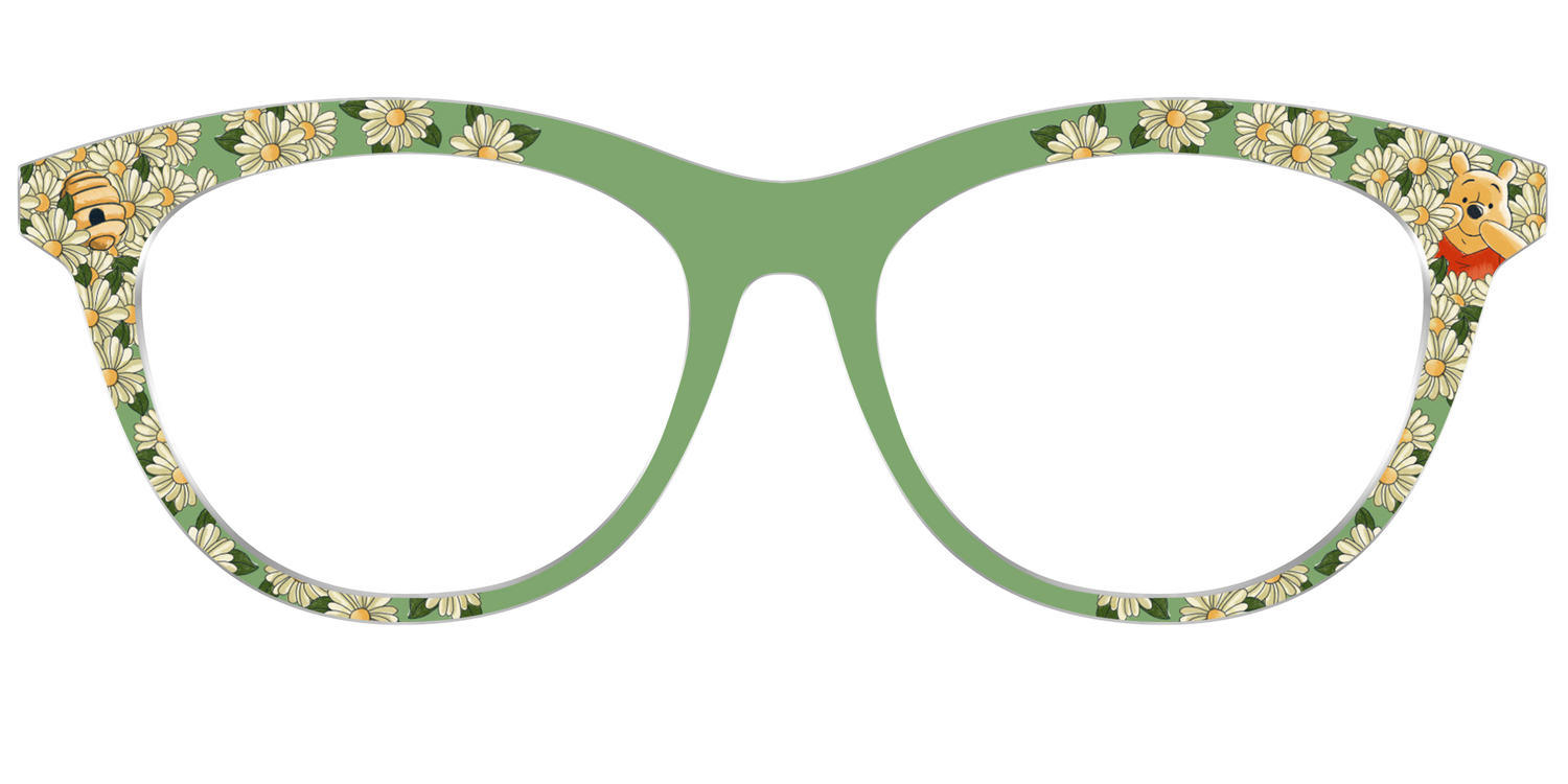 Pooh Bear's Daisies - Front Top Image - Pair Eyewear