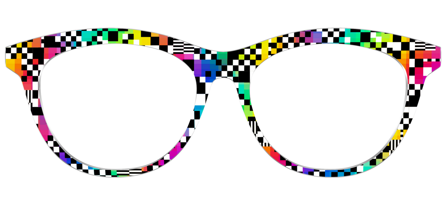 The Prismatic Check - Front Top Image - Pair Eyewear