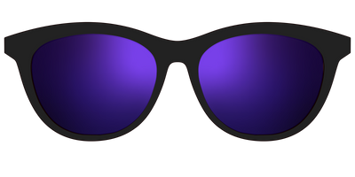The Polarized Purple Reflective Sun Top - Front Top Thumbnail - Pair Eyewear