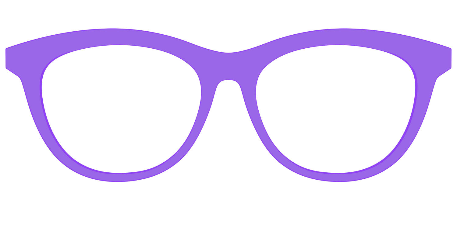 The Purple - Front Top Image - Pair Eyewear