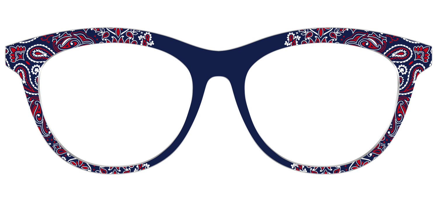 The Red White & Blue Bandana - Front Top Image - Pair Eyewear