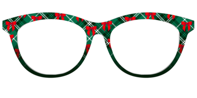 The Ribbon-Clad Plaid - Front Top Thumbnail - Pair Eyewear