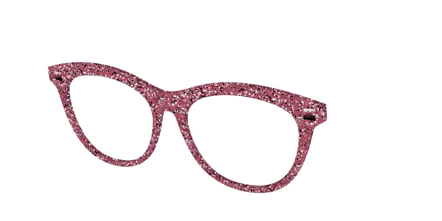 The Ruby Sparkle - Angle Top Image - Pair Eyewear