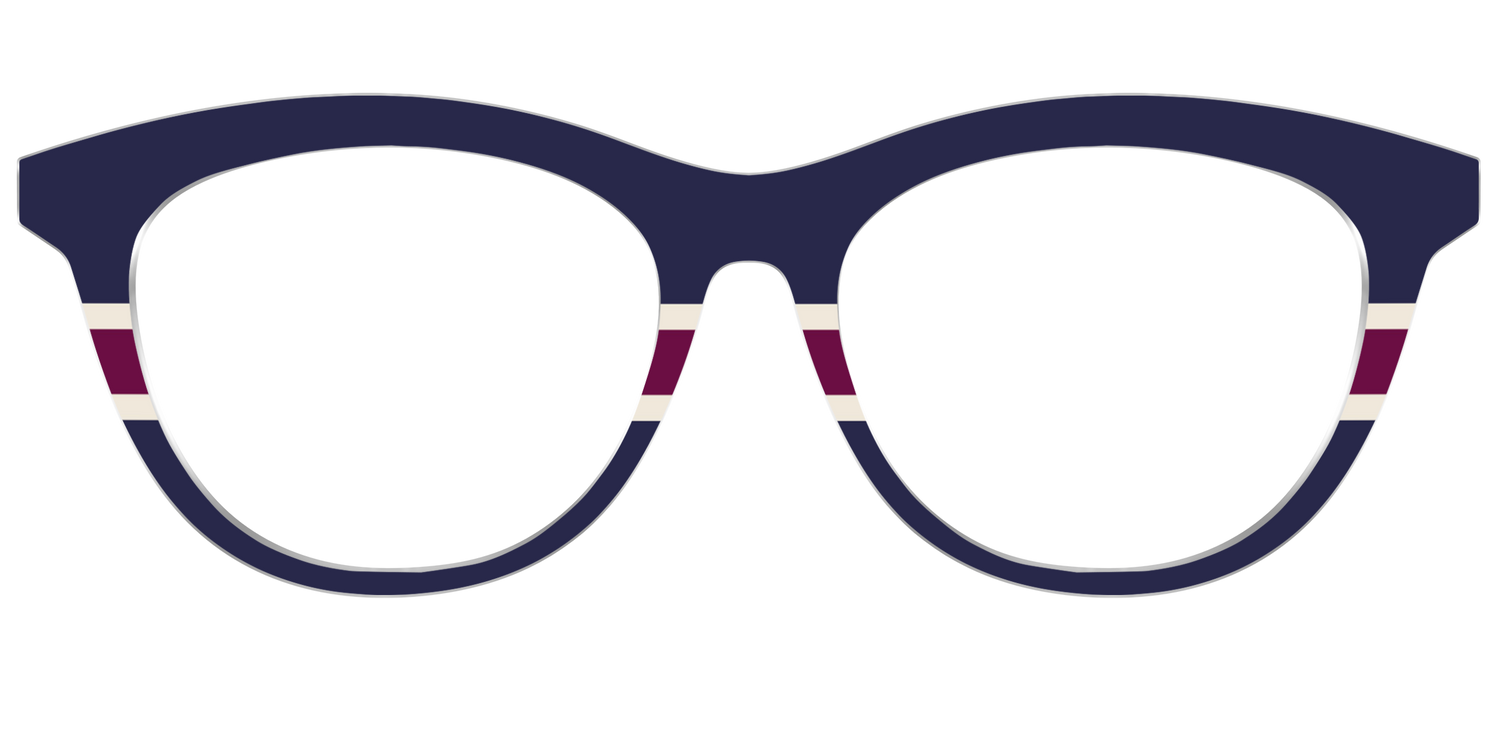 The Rugby Stripes - Front Top Image - Pair Eyewear