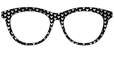 The Silver Foil Mickey - Front Top Thumbnail - Pair Eyewear