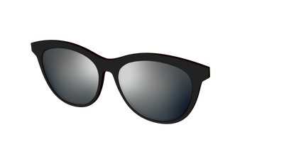 The Polarized Silver Reflective Sun Top - Angle Top Thumbnail - Pair Eyewear