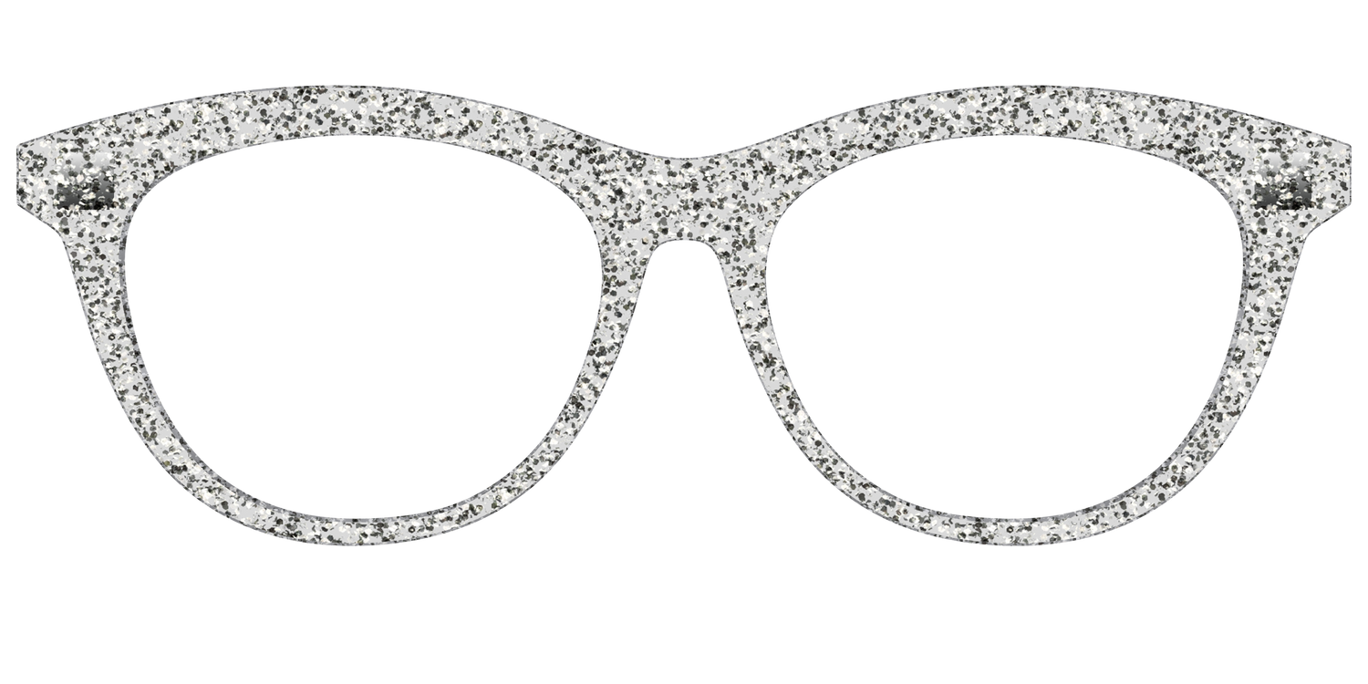 The Silver Sparkle - Front Top Image - Pair Eyewear