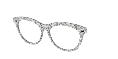 The Silver Sparkle - Angle Top Thumbnail - Pair Eyewear