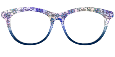 The Snowfall Stained Glass - Front Top Thumbnail - Pair Eyewear