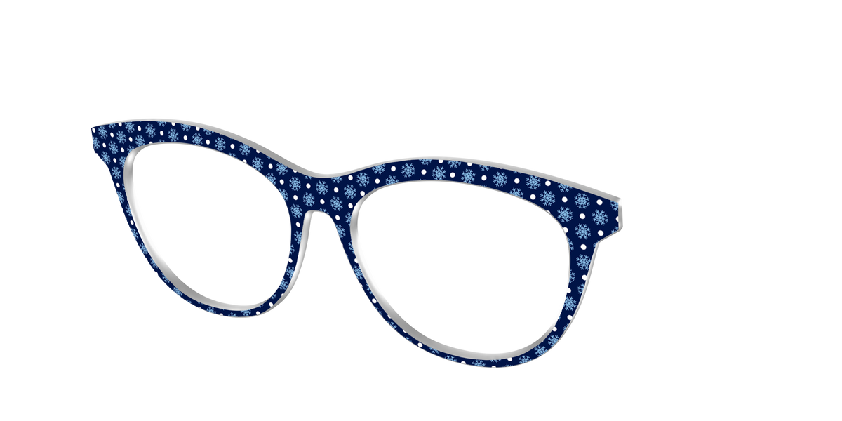 The Snowflake Polka Dot - Angle Top Image - Pair Eyewear