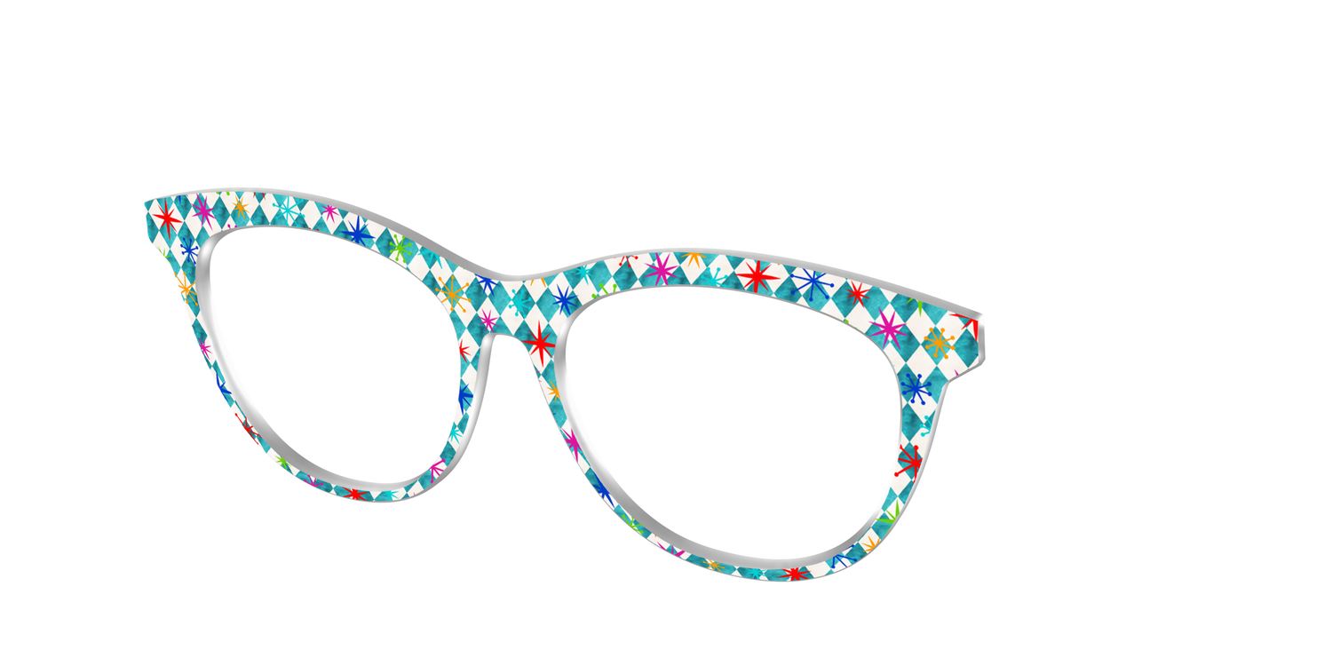The Starburst Diamonds - Angle Top Image - Pair Eyewear