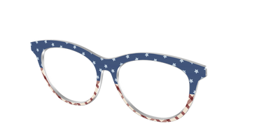The Starry Gingham Split - Angle Top Thumbnail - Pair Eyewear