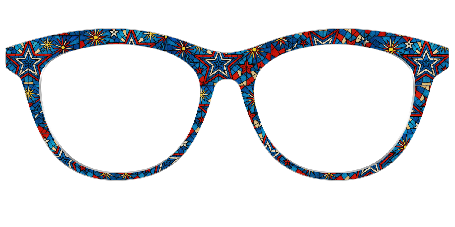 The Star-Spangled Stained Glass - Front Top Image - Pair Eyewear