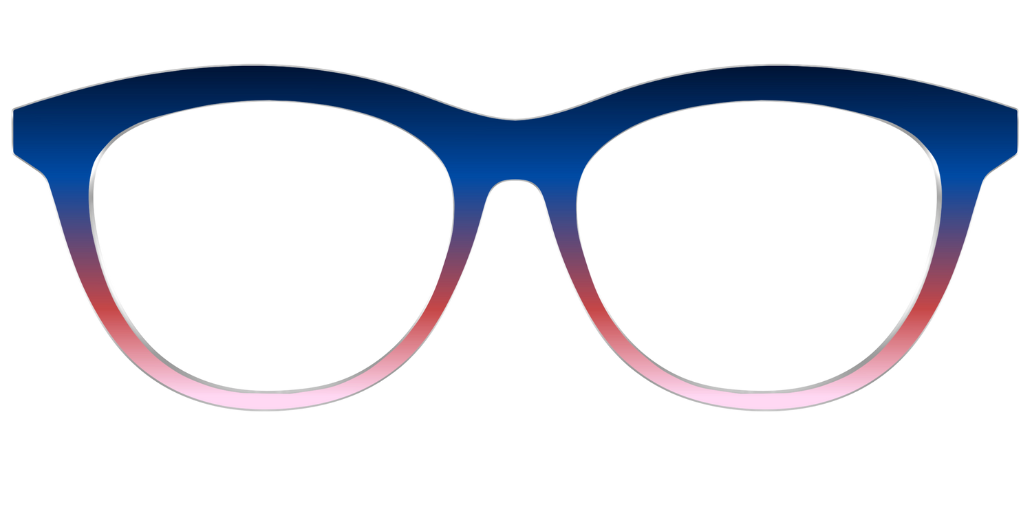The Summer Sky Gradient - Front Top Image - Pair Eyewear