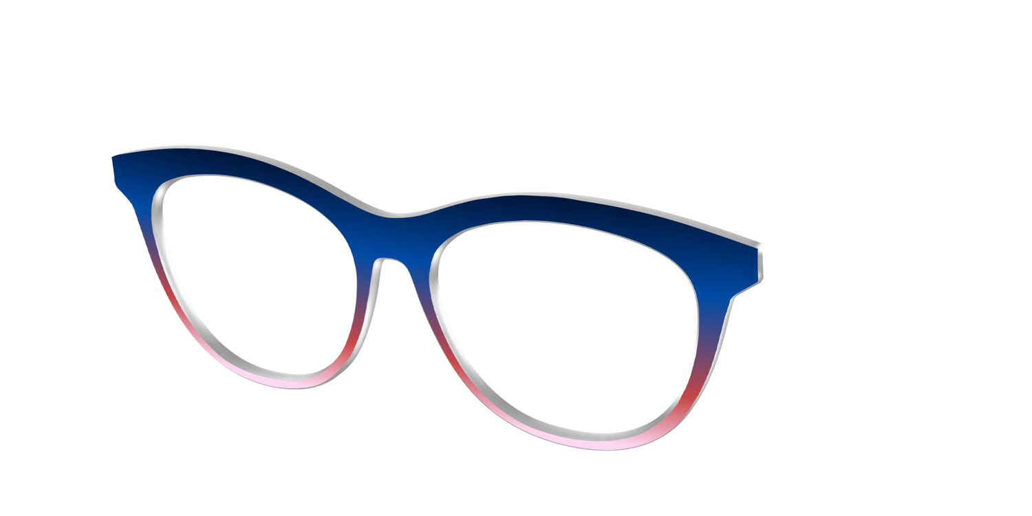 The Summer Sky Gradient - Angle Top Image - Pair Eyewear