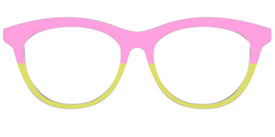 The Sweet Pea & Chartreuse Split - Front Top Thumbnail - Pair Eyewear