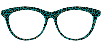 The Teal Leopard - Front Top Thumbnail - Pair Eyewear