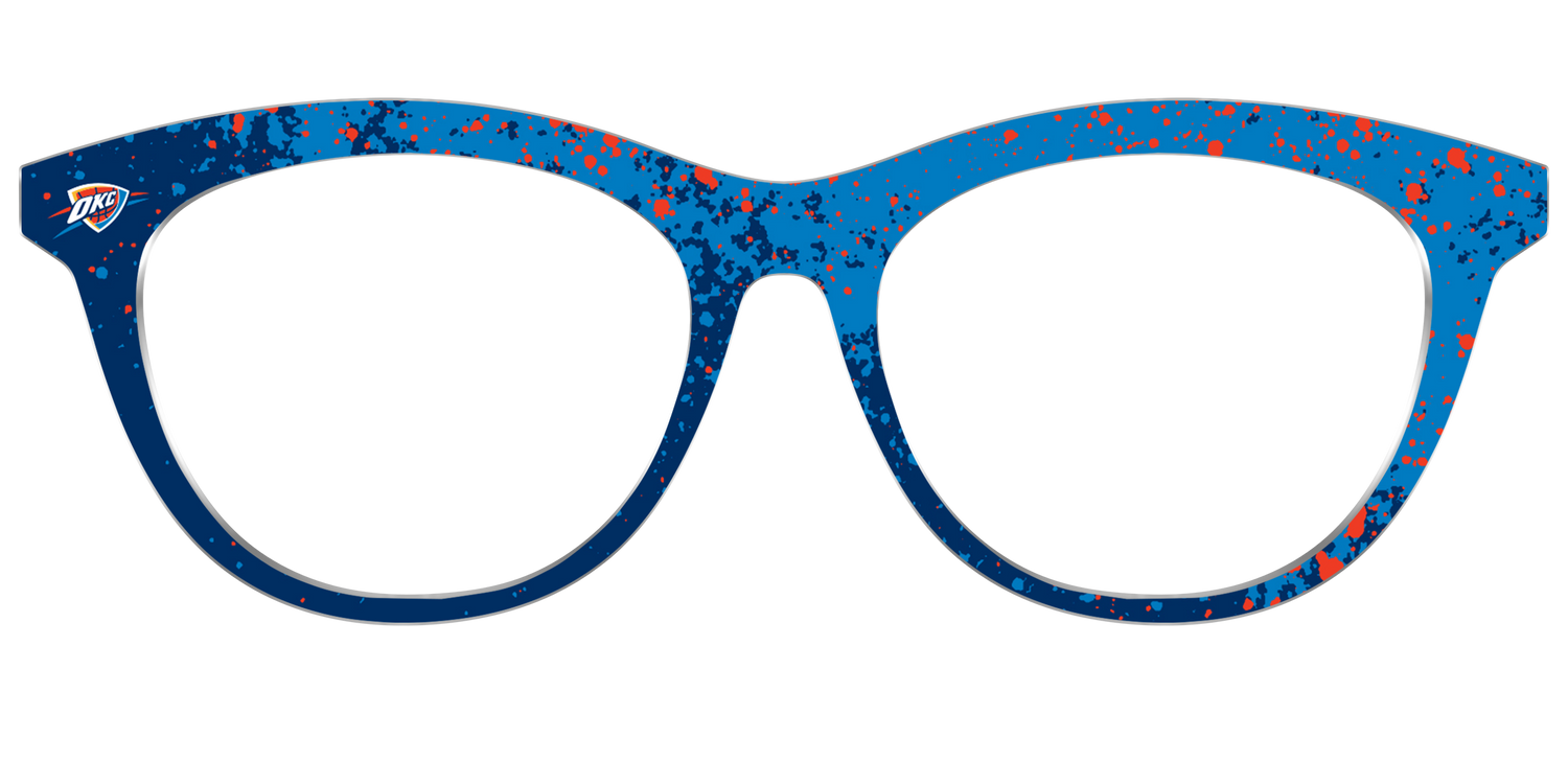 The Thunder Splatter - Front Top Image - Pair Eyewear