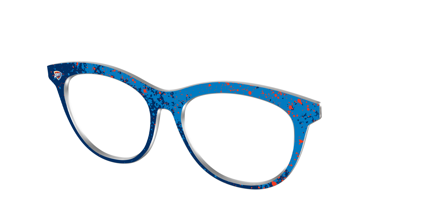 The Thunder Splatter - Angle Top Image - Pair Eyewear