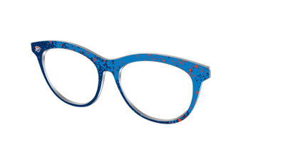The Thunder Splatter - Angle Top Thumbnail - Pair Eyewear