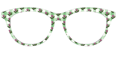 The Tulip Gingham - Front Top Thumbnail - Pair Eyewear